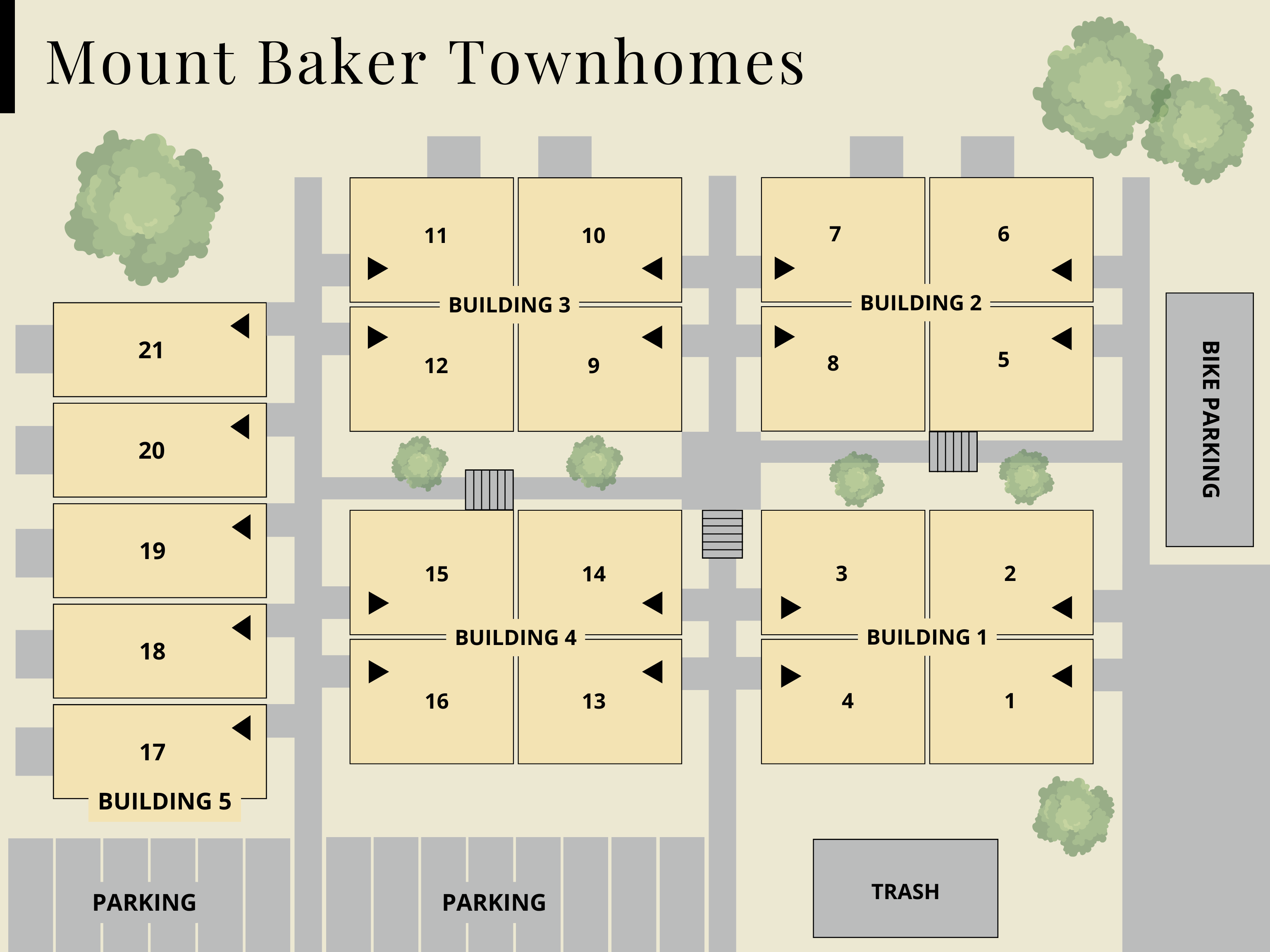 Mount Baker Townhomes Layout